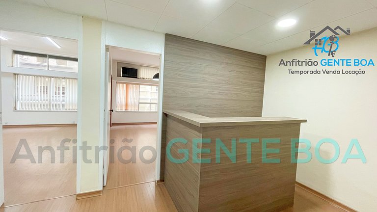 Centro Ed.Cidade Rio de Janeiro, 50m2, 2salas, melhor nao há