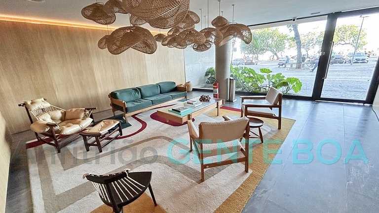 Copacabana Frontal mar! Novo! Lindo!