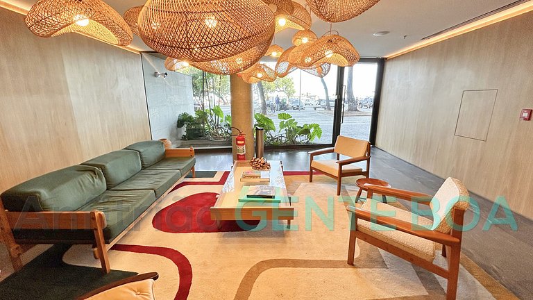 Copacabana Frontal mar! Novo! Lindo!