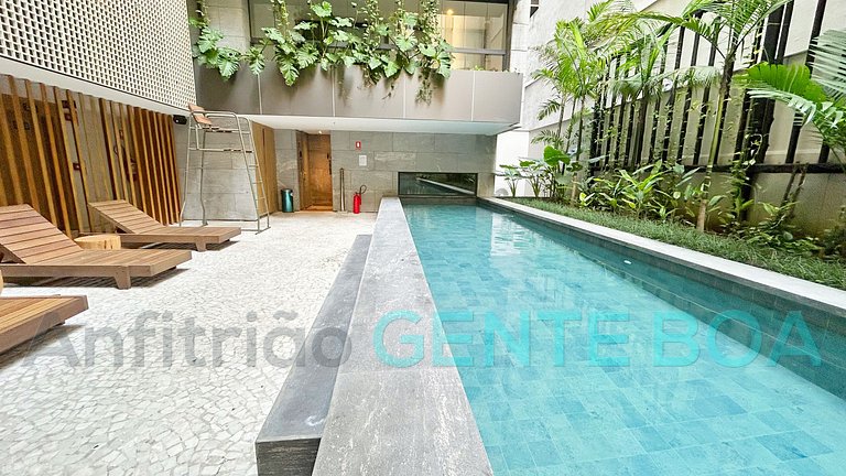 Copacabana Frontal mar! Novo! Lindo!