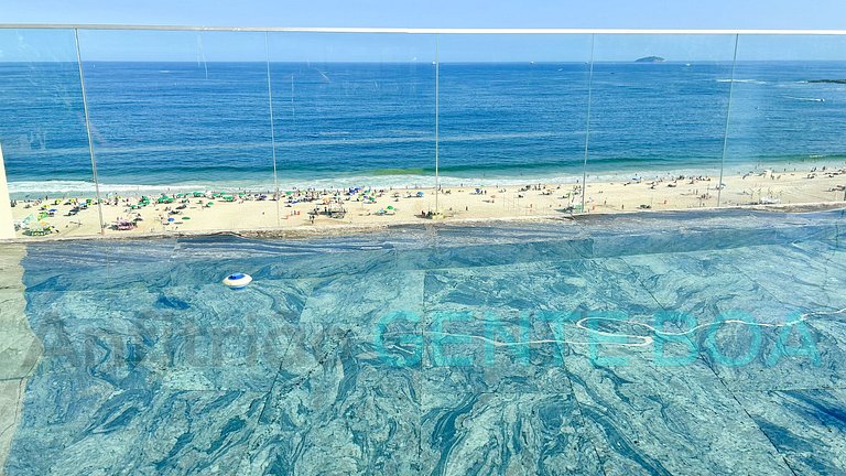 Copacabana Frontal mar! Novo! Lindo!