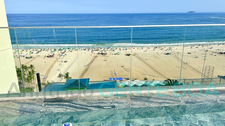 Copacabana Frontal mar! Novo! Lindo!