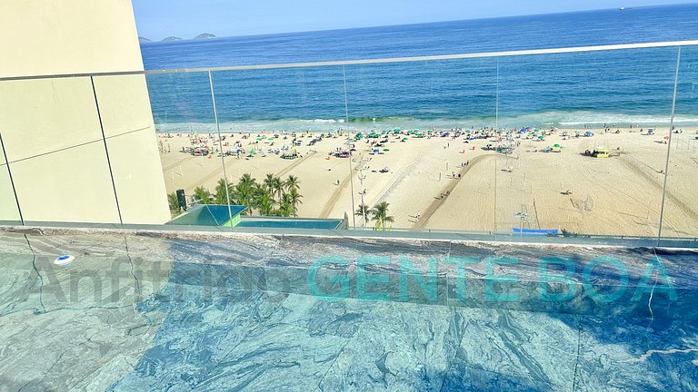 Copacabana Frontal mar! Novo! Lindo!