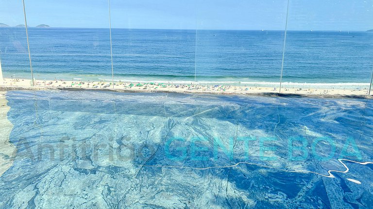 Copacabana Frontal mar! Novo! Lindo!