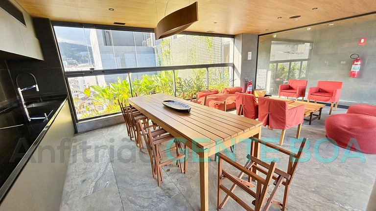 Copacabana Frontal mar! Novo! Lindo!