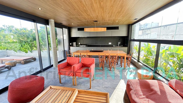 Copacabana Frontal mar! Novo! Lindo!