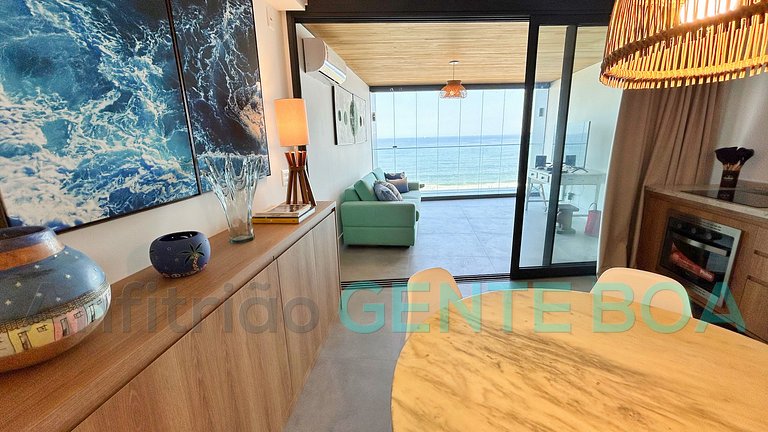 Copacabana Frontal mar! Novo! Lindo!