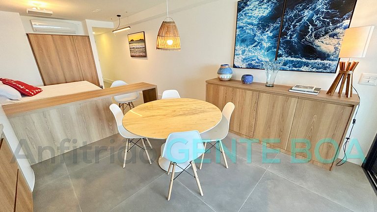 Copacabana Frontal mar! Novo! Lindo!