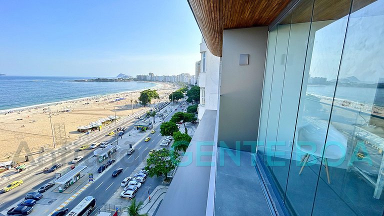 Copacabana Frontal mar! Novo! Lindo!