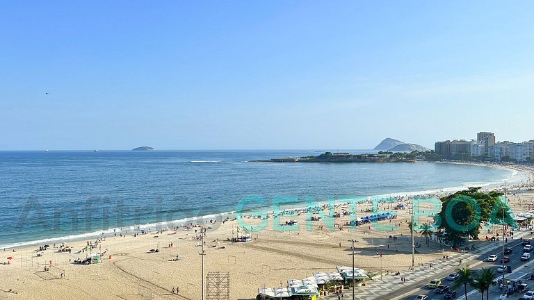 Copacabana Frontal mar! Novo! Lindo!