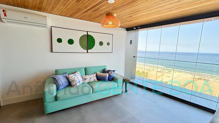 Copacabana Frontal mar! Novo! Lindo!