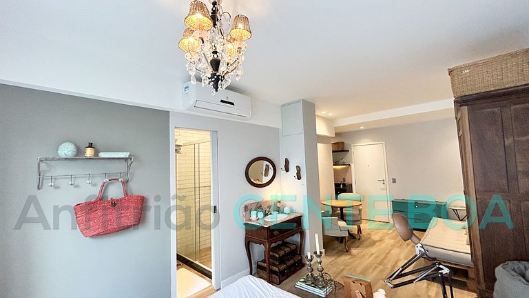 Ipanema a 200m da Praia. Studio Cozy. Rua Joaquim Nabuco