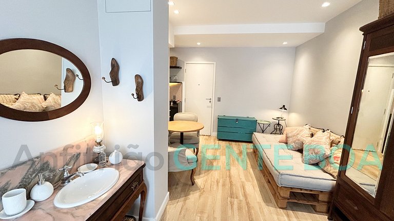 Ipanema a 200m da Praia. Studio Cozy. Rua Joaquim Nabuco