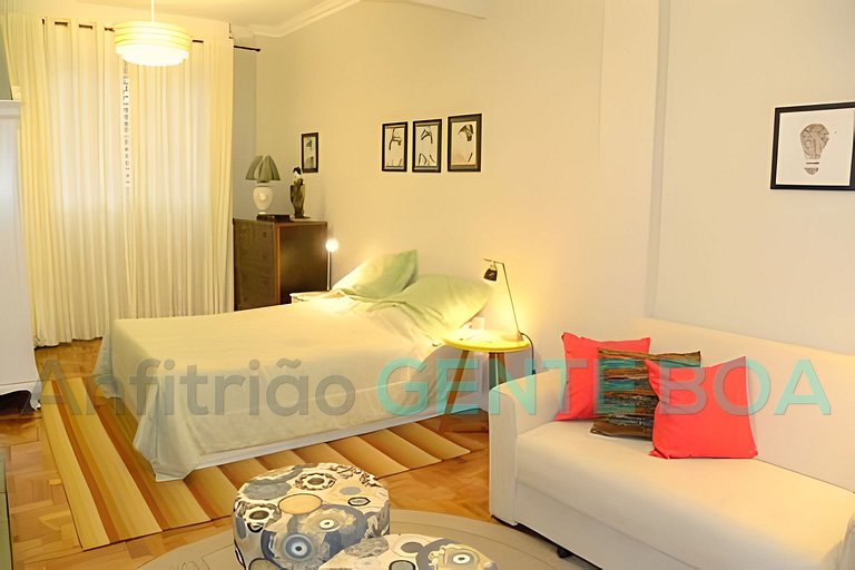 Copacabana Excepcional 3qtos quadra praia Posto4/5