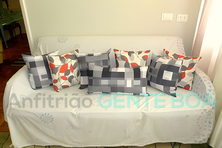 Copacabana Excepcional 3qtos quadra praia Posto4/5