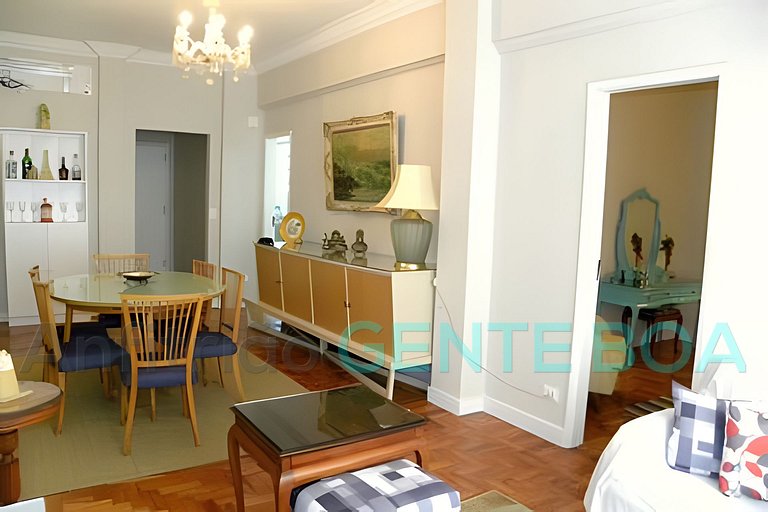 Copacabana Excepcional 3qtos quadra praia Posto4/5