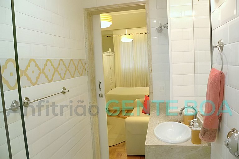 Copacabana Excepcional 3qtos quadra praia Posto4/5