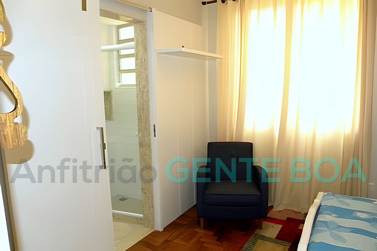 Copacabana Excepcional 3qtos quadra praia Posto4/5