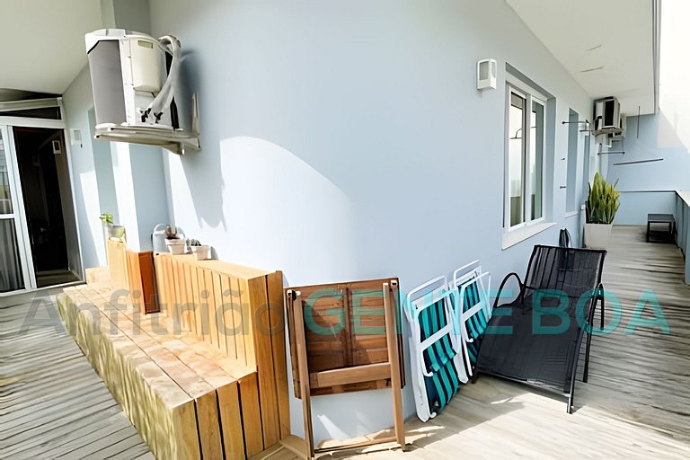 COPACABANA Excelente Cobertura Vista Montanhas Sol