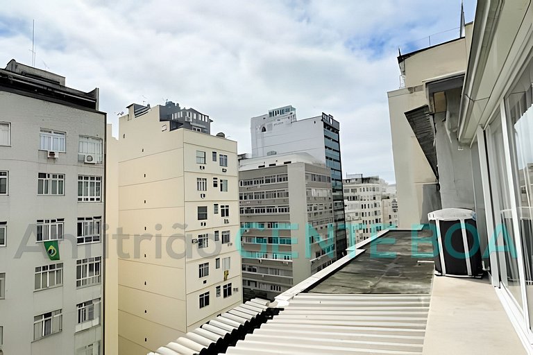 COPACABANA Excelente Cobertura Vista Montanhas Sol