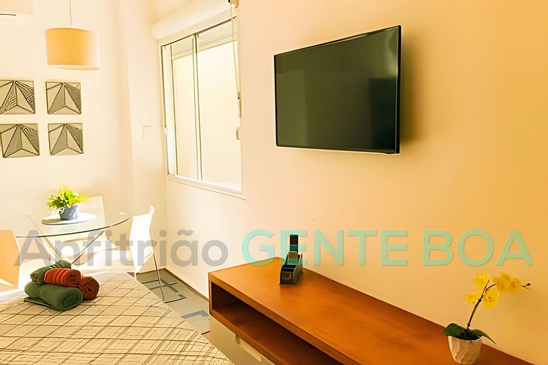 Copacabana Lindo Studio, Great Value! 300m praia.