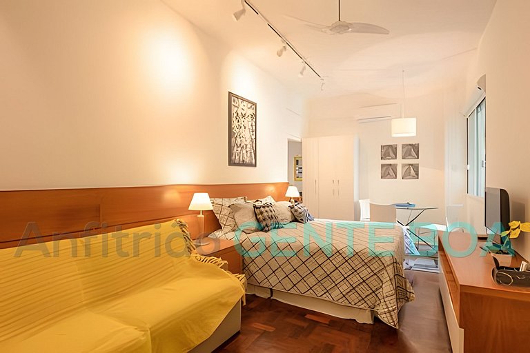 Copacabana Lindo Studio, Great Value! 300m praia.