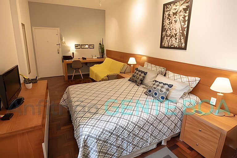 Copacabana Lindo Studio, Great Value! 300m praia.