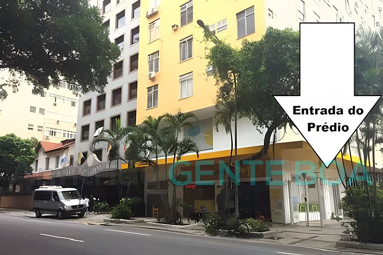 Copacabana Lindo Studio, Great Value! 300m praia.