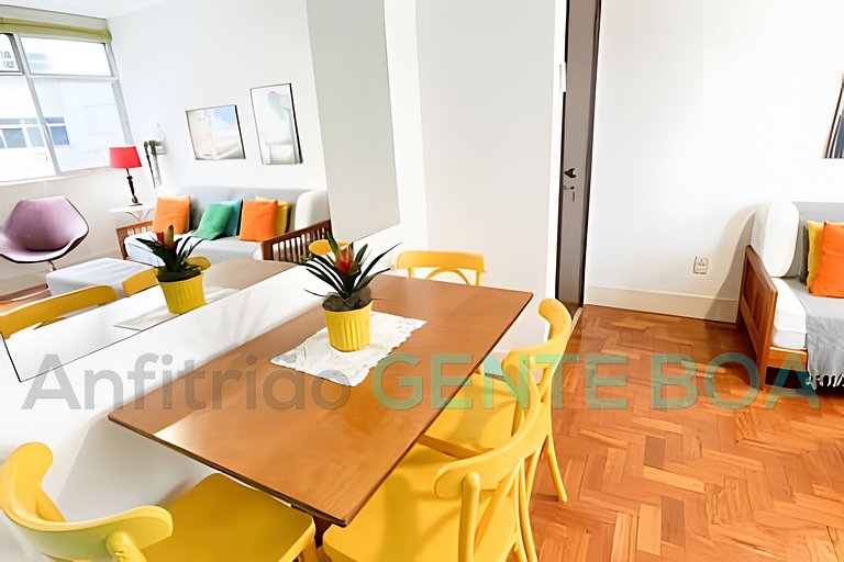 Leblon Awesome Novo Ap.2 quadras praia, reformado!