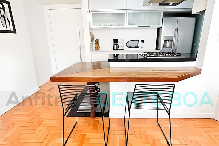 Ipanema Top 2qtos+mini suíte 1vg