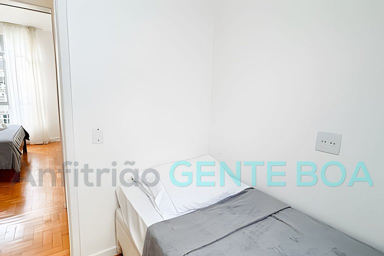 Ipanema Top 2qtos+mini suíte 1vg