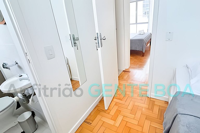 Ipanema Top 2qtos+mini suíte 1vg