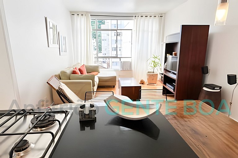 Ipanema Top 2qtos+mini suíte 1vg