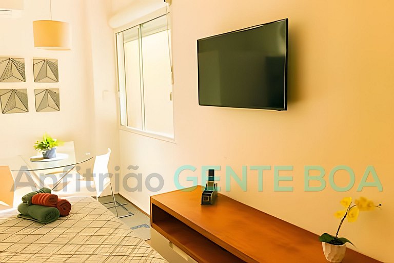 Copacabana Lindo Studio, Great Value! 300m praia.