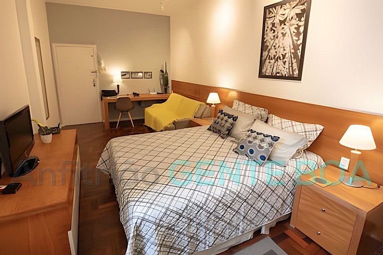 Copacabana Lindo Studio, Great Value! 300m praia.