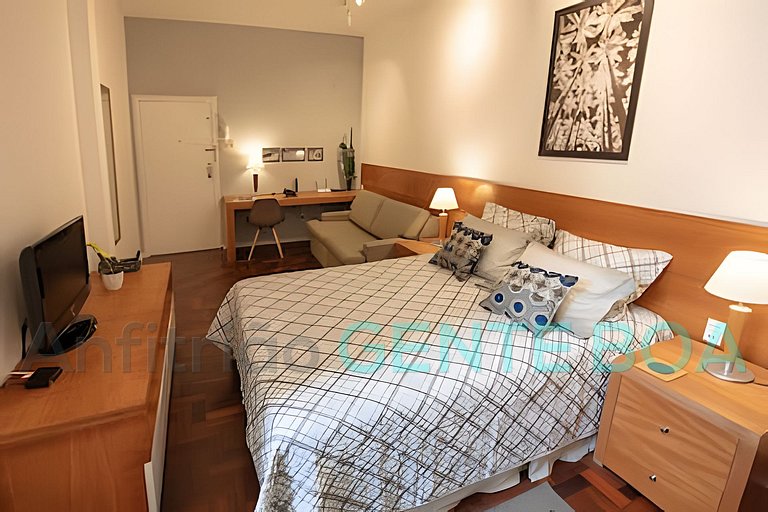 Copacabana Lindo Studio, Great Value! 300m praia.