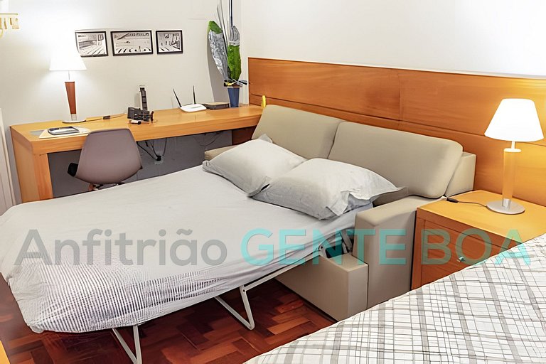 Copacabana Lindo Studio, Great Value! 300m praia.