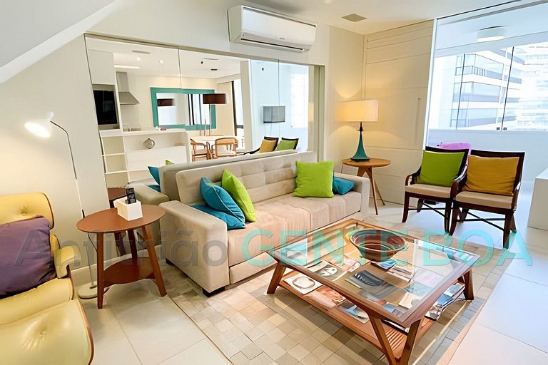 Barra Next Belíssima Cobertura Duplex Vista Praia!