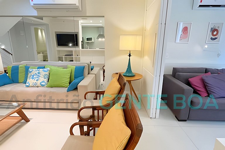 Barra Next Belíssima Cobertura Duplex Vista Praia!