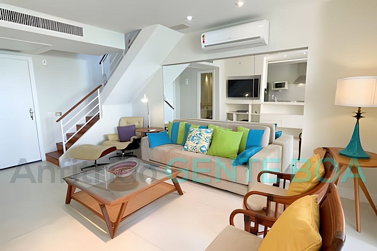 Barra Next Belíssima Cobertura Duplex Vista Praia!