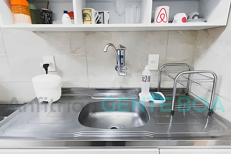 Recreio 400m Praia. Scuba House Av. Gilka Machado.