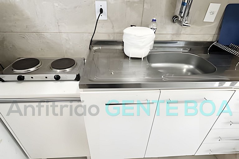 Recreio 400m Praia. Scuba House Av. Gilka Machado.