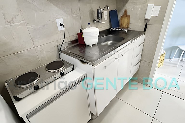 Recreio 400m Praia. Scuba House Av. Gilka Machado.