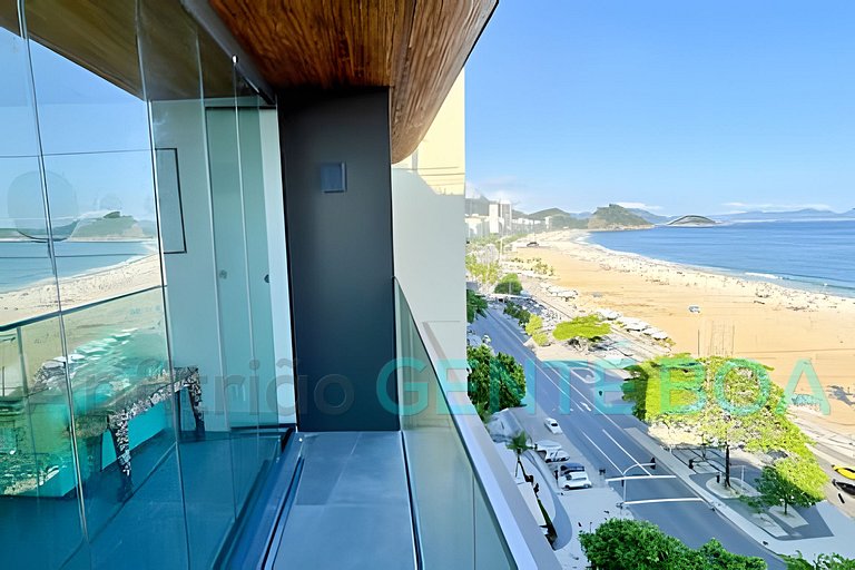 Copacabana Frontal mar! Novo! Lindo!