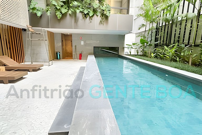 Copacabana Frontal mar! Novo! Lindo!