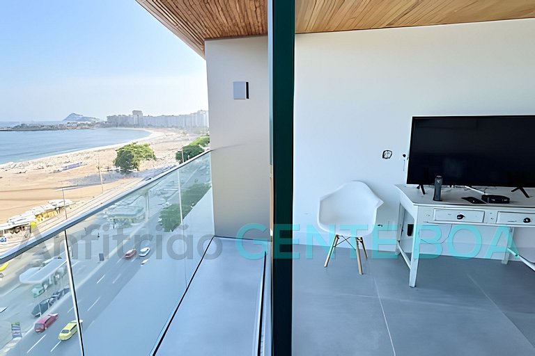 Copacabana Frontal mar! Novo! Lindo!