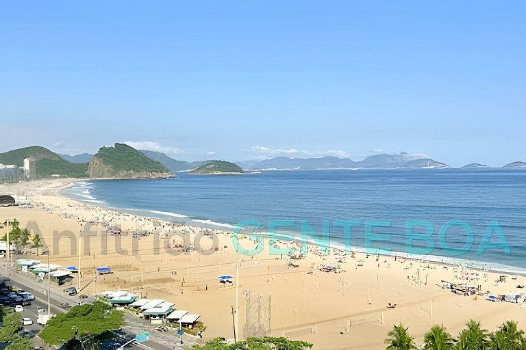 Copacabana Frontal mar! Novo! Lindo!