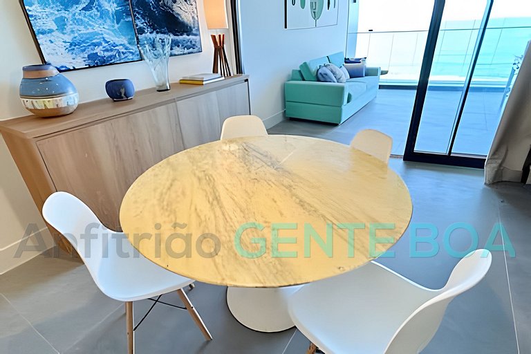 Copacabana Frontal mar! Novo! Lindo!