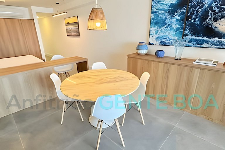 Copacabana Frontal mar! Novo! Lindo!