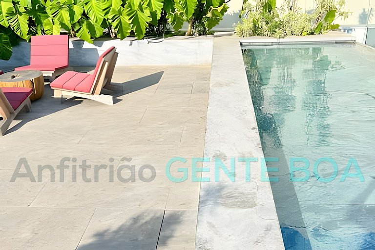 Copacabana Frontal mar! Novo! Lindo!